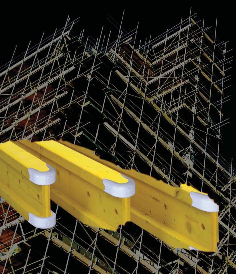 Poutrelles HABE-20 sur un chantier
